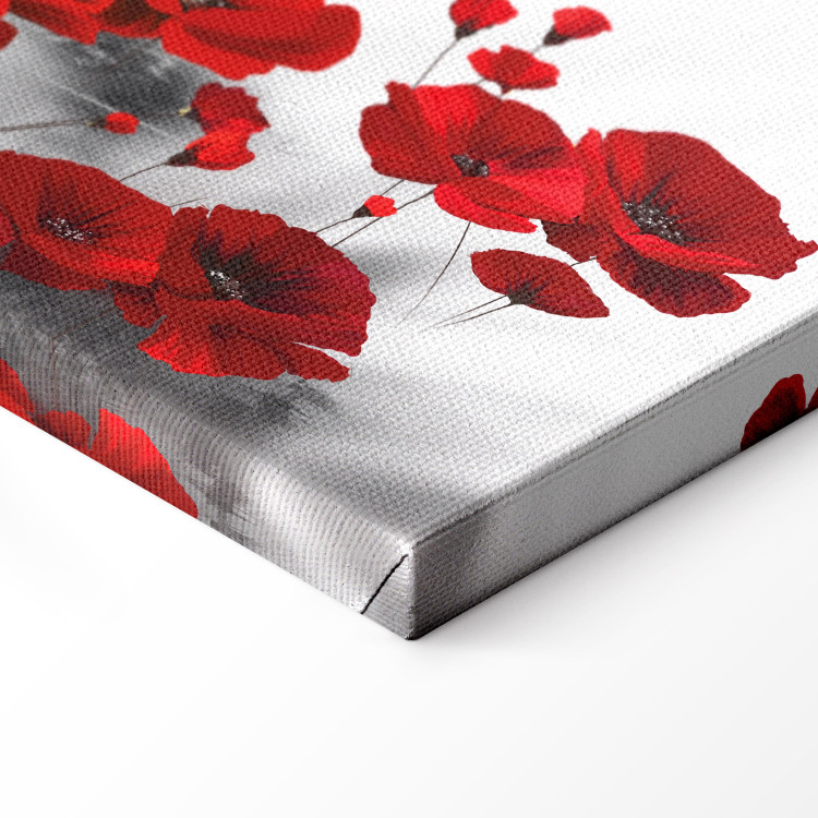 Canvas Print Romantic Poppies (1-piece) - Red Flowers in a Spring Meadow 98618 additionalImage 12
