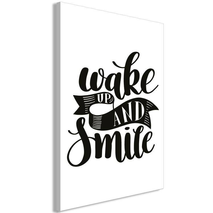 Canvas Print Morning Motivation (1-part) - English Quotes on White Background 114628 additionalImage 2