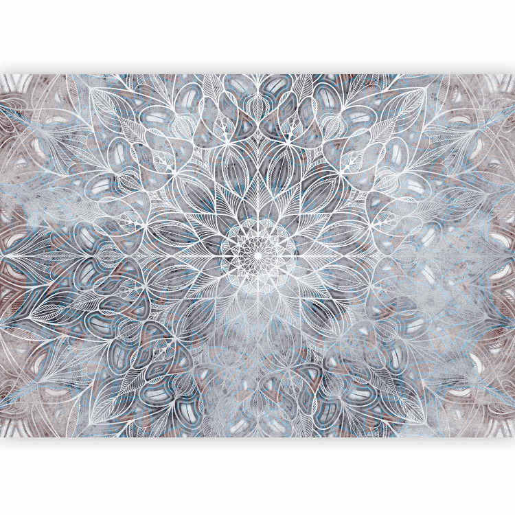 Photo Wallpaper Misty mandala - oriental patterned motif in blue tones 114928 additionalImage 5