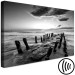 Canvas Art Print Sound of Waves (1-part) - Sunset Landscape Over Stony Sea 115128 additionalThumb 6