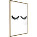 Poster Long Eyelashes - black and white abstract composition in glamour style 116328 additionalThumb 12