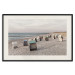 Poster Beach Huts - summer landscape of sandy beach with sea in the background 117028 additionalThumb 19