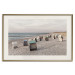 Poster Beach Huts - summer landscape of sandy beach with sea in the background 117028 additionalThumb 27