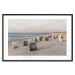 Poster Beach Huts - summer landscape of sandy beach with sea in the background 117028 additionalThumb 16