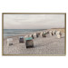 Poster Beach Huts - summer landscape of sandy beach with sea in the background 117028 additionalThumb 15