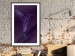 Wall Poster Purple Hummingbird - dark abstraction with bird and English text 117228 additionalThumb 4