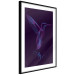 Wall Poster Purple Hummingbird - dark abstraction with bird and English text 117228 additionalThumb 11