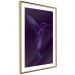 Wall Poster Purple Hummingbird - dark abstraction with bird and English text 117228 additionalThumb 6