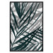 Wall Poster In the Shade of Leaves - black and white leaves casting shadows on a white wall 122628 additionalThumb 15