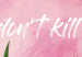 Wall Poster Don't Kill My Summer Vibe - white text and flamingos on a pink background 123028 additionalThumb 8