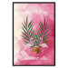 Wall Poster Don't Kill My Summer Vibe - white text and flamingos on a pink background 123028 additionalThumb 24
