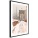 Wall Poster Sepia Brooklyn Bridge - architecture in wintry and misty scenery 123828 additionalThumb 13