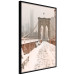 Wall Poster Sepia Brooklyn Bridge - architecture in wintry and misty scenery 123828 additionalThumb 12
