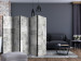 Folding Screen Concrete: Gray City II (5-piece) - industrial background in shades of gray 128928 additionalThumb 4