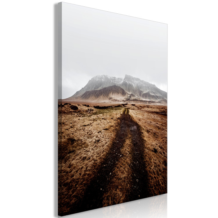 Canvas Art Print Road to the Unknown (1-piece) Vertical - mountain landscape road 130228 additionalImage 2