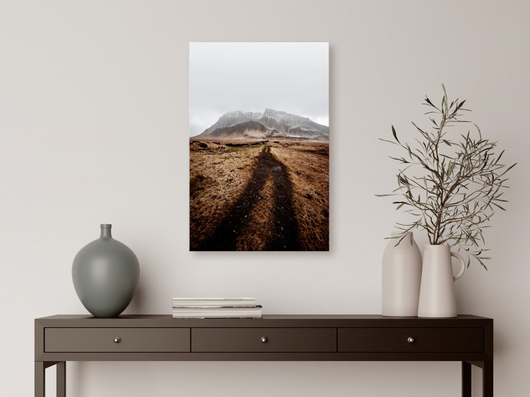 Canvas Art Print Road to the Unknown (1-piece) Vertical - mountain landscape road 130228 additionalImage 3