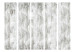 Folding Screen Sense of Style II (5-piece) - gray composition with plank texture 132828 additionalThumb 3