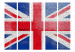 Room Separator British Flag II (5-piece) - Union Jack flag on a wall background 133028 additionalThumb 3