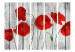 Room Divider Tale of Red Poppies II (5-piece) - wildflowers and boards 133528 additionalThumb 3