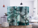 Room Divider Concrete Cubes (Green) II - concrete architecture of light figures 133728 additionalThumb 2
