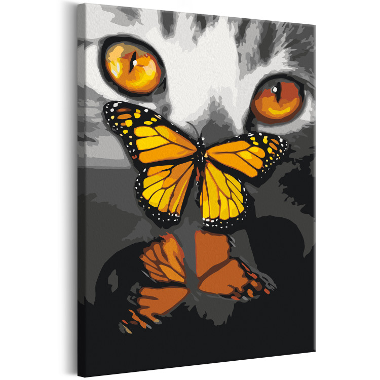 Paint by Number Kit Kitten and Butterfly 134628 additionalImage 5