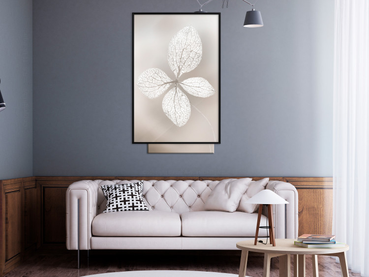 Wall Poster Lacy Beauty - bright composition with a plant with translucent leaves 135828 additionalImage 17