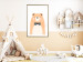 Wall Poster Bear in a Bowtie - colorful funny bear on a white contrasting background 138128 additionalThumb 16