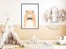 Wall Poster Bear in a Bowtie - colorful funny bear on a white contrasting background 138128 additionalThumb 14