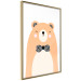 Wall Poster Bear in a Bowtie - colorful funny bear on a white contrasting background 138128 additionalThumb 8
