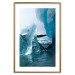Poster Icy Abstraction - water amidst glaciers against a winter landscape 138728 additionalThumb 25