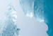 Poster Icy Abstraction - water amidst glaciers against a winter landscape 138728 additionalThumb 2