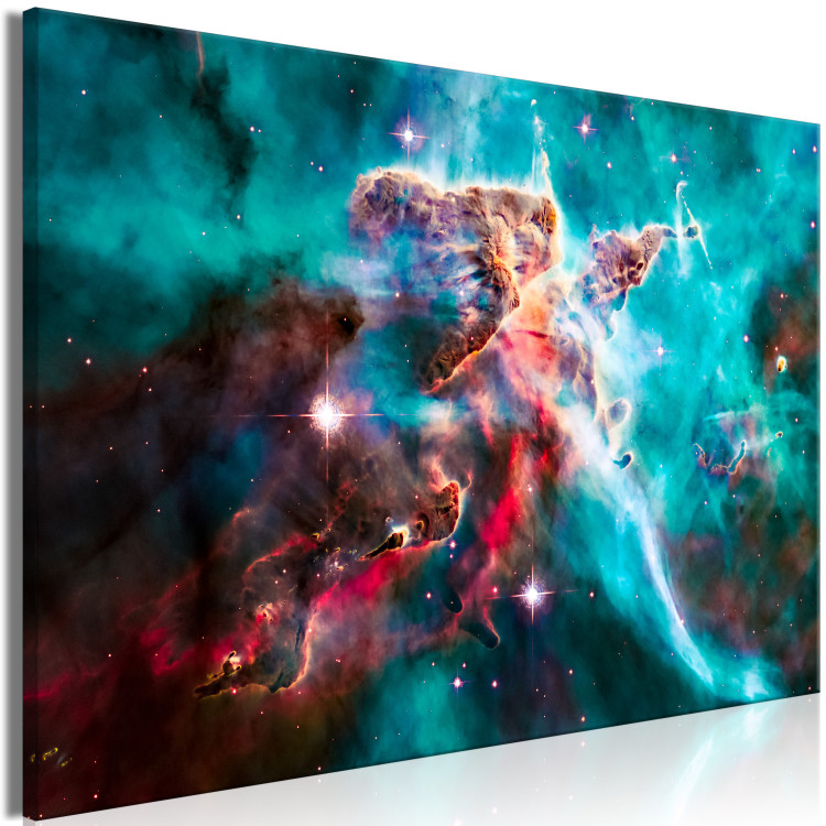 Large canvas print Galactic Journey - Photograph of the Colorful Creatures of the Cosmos 146328 additionalImage 2