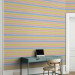 Modern Wallpaper Pastel Pattern - Pink, Yellow and Blue Stripes on a White Background 150028 additionalThumb 5