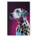 Canvas Art Print AI Dalmatian Dog - Spotted Animal in a Pink Room - Vertical 150228 additionalThumb 7