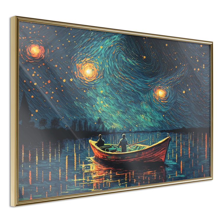 Wall Poster A Trip Under the Stars - An Impressionistic Landscape With a View of the Sea 151128 additionalImage 7