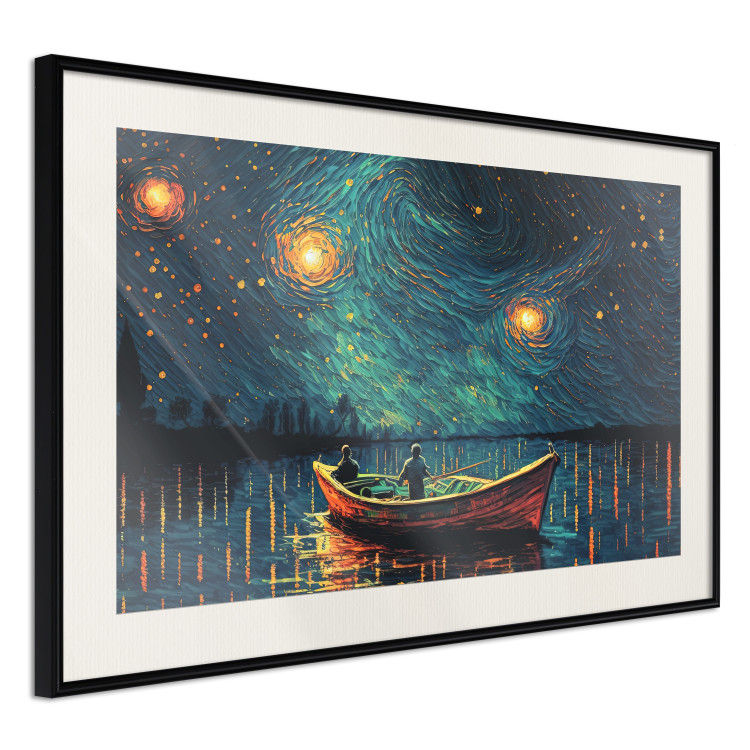 Wall Poster A Trip Under the Stars - An Impressionistic Landscape With a View of the Sea 151128 additionalImage 18