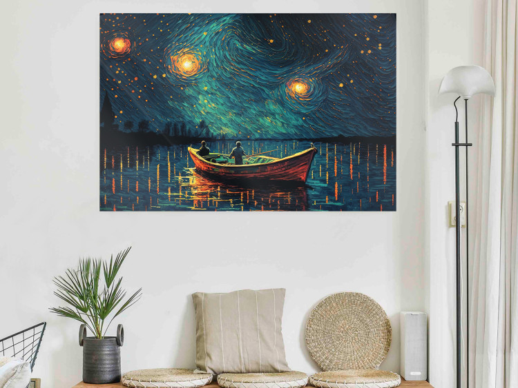 Wall Poster A Trip Under the Stars - An Impressionistic Landscape With a View of the Sea 151128 additionalImage 17