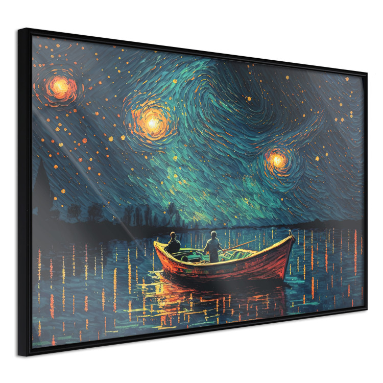 Wall Poster A Trip Under the Stars - An Impressionistic Landscape With a View of the Sea 151128 additionalImage 5