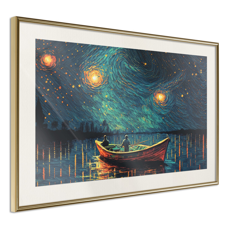 Wall Poster A Trip Under the Stars - An Impressionistic Landscape With a View of the Sea 151128 additionalImage 8