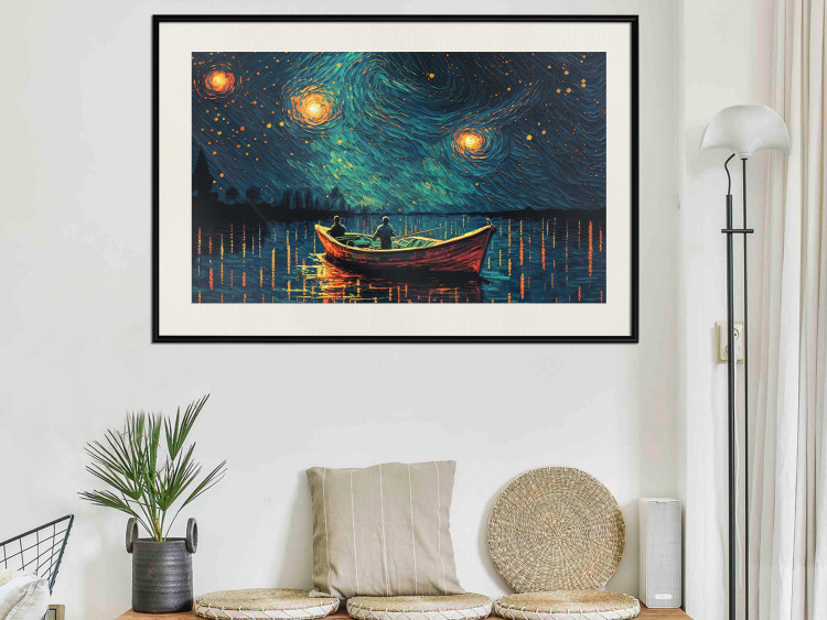 Wall Poster A Trip Under the Stars - An Impressionistic Landscape With a View of the Sea 151128 additionalImage 24