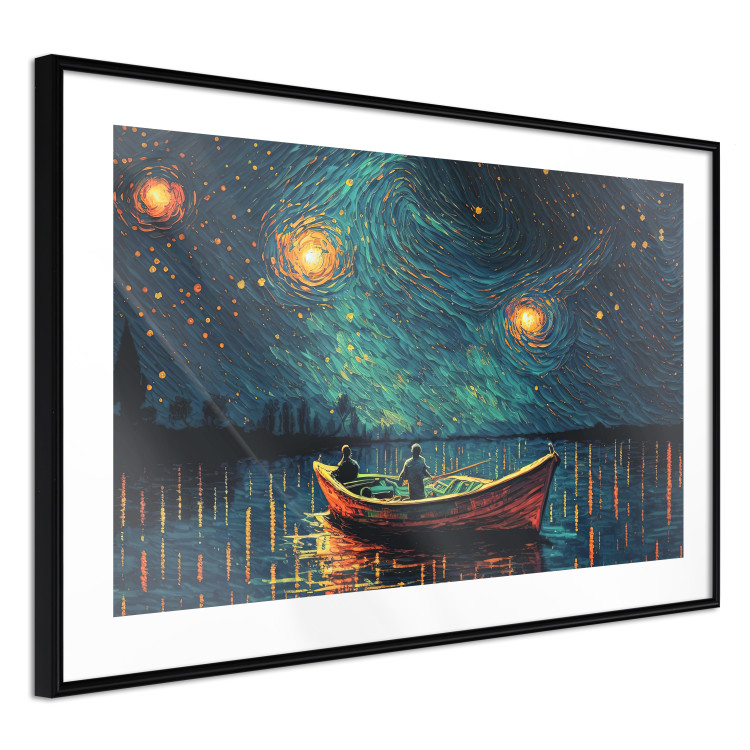 Wall Poster A Trip Under the Stars - An Impressionistic Landscape With a View of the Sea 151128 additionalImage 4