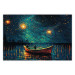 Wall Poster A Trip Under the Stars - An Impressionistic Landscape With a View of the Sea 151128