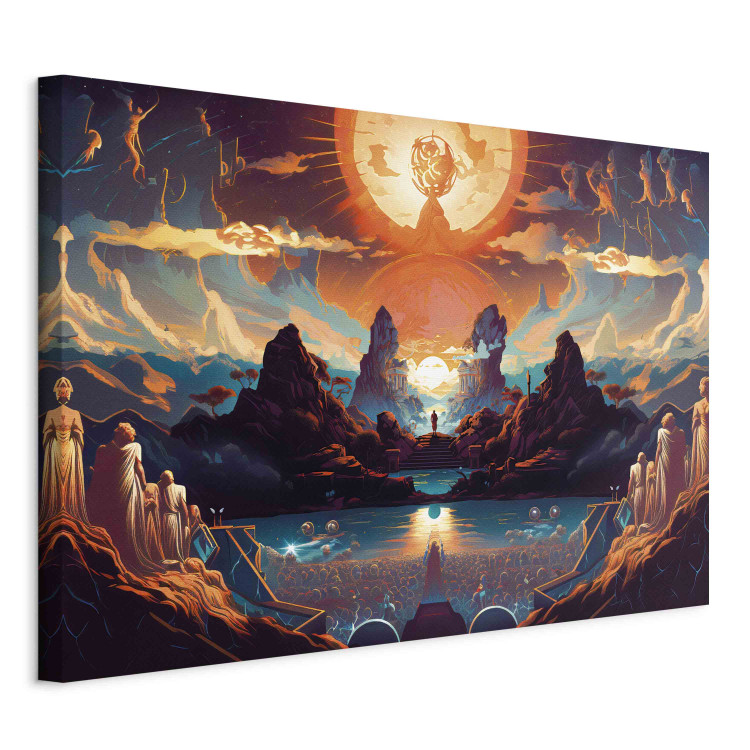Large canvas print Greek Mythology - A Look at the Phenomenal Dawn of the Pantheon of Gods [Large Format] 151528 additionalImage 2