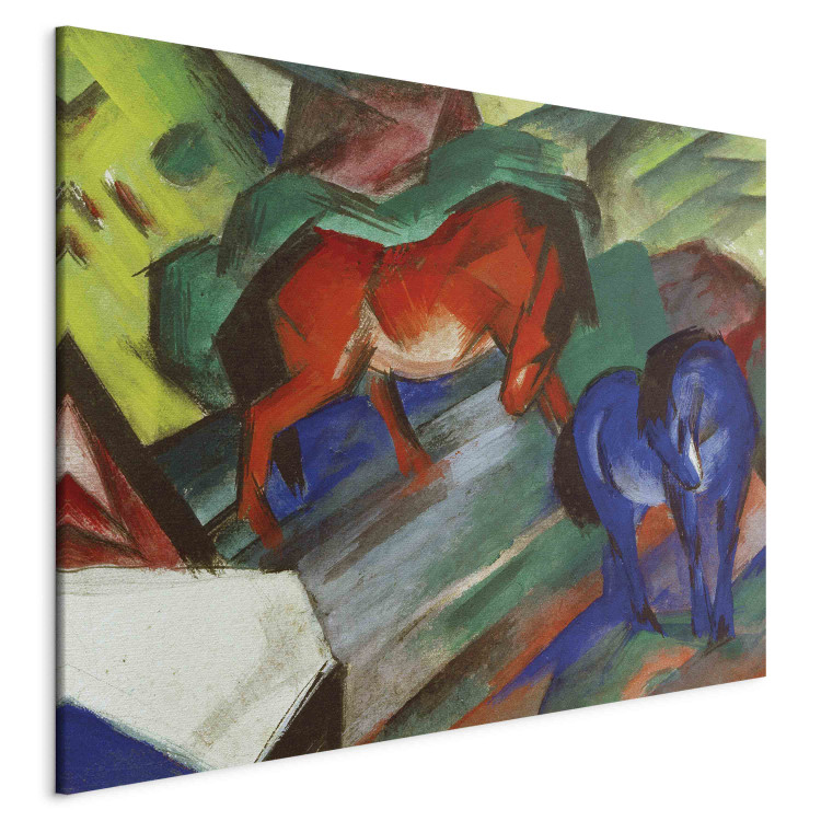 Reproduction Painting Red and Blue Horses 153628 additionalImage 2
