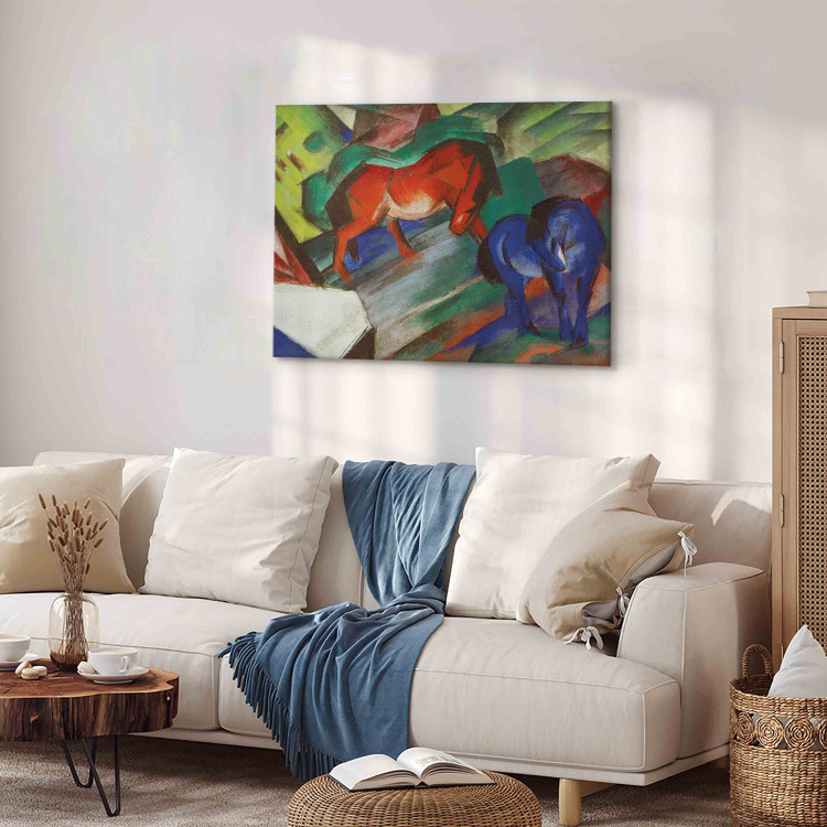 Reproduction Painting Red and Blue Horses 153628 additionalImage 4
