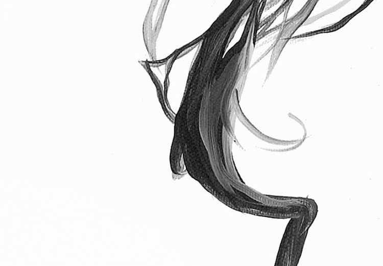Canvas Print Minimalist femininity - female body silhouette on a white background 46828 additionalImage 3