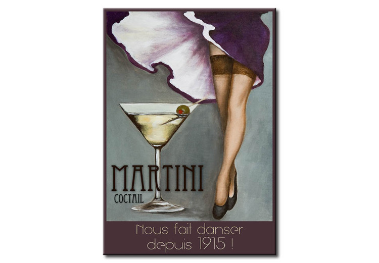 Canvas Art Print Martini Coctail 49428