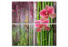 Canvas Print Bamboo and orchid 58828