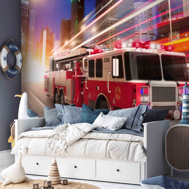 Wall Mural Fire truck 61128 additionalImage 6