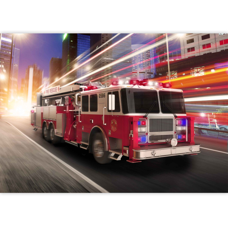 Wall Mural Fire truck 61128 additionalImage 4